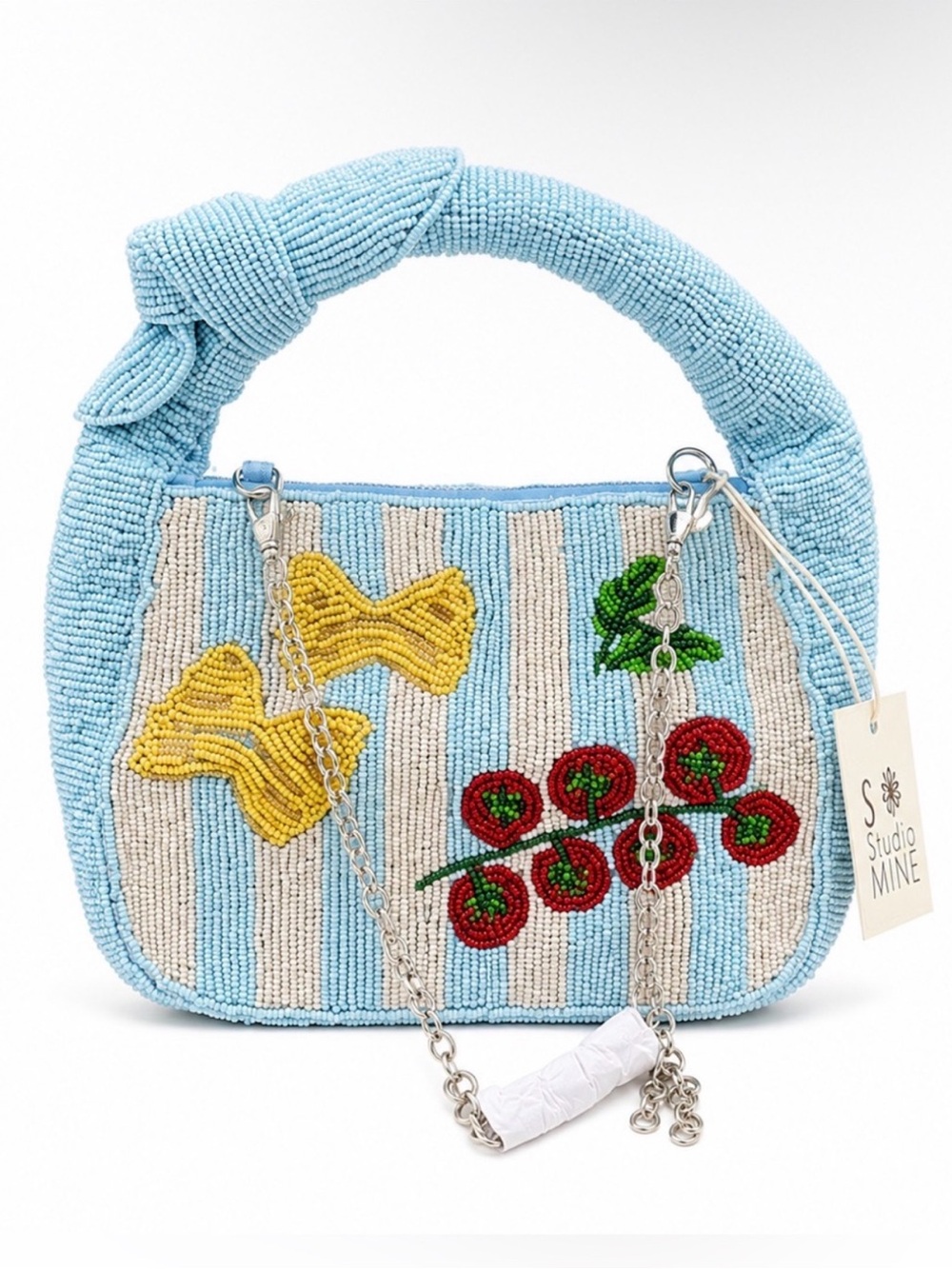 Sol and Mer Hand-Beaded Italian Bag